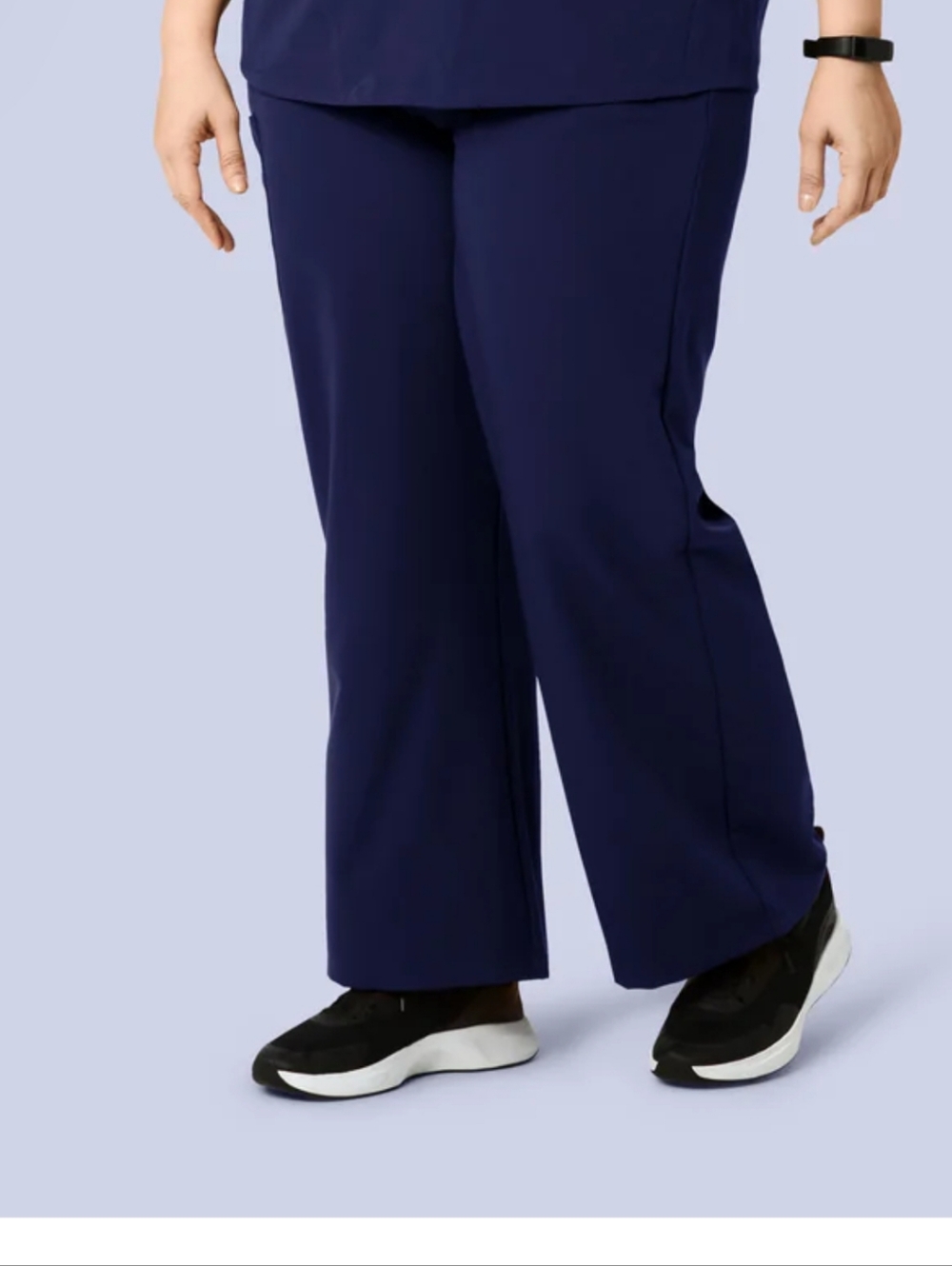 Mandala Navy Scrub Pants 2XL Petite